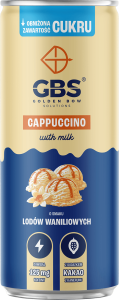 Cappuccino, W puszce, 250 ml, Lody Waniliowe