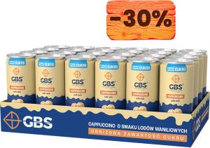 Cappuccino Zgrzewka, W puszce, 250 ml, Lody Waniliowe