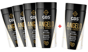  Angelo Zestaw 4+1, Mielona, 5 x 150g, 4+1 Gratis!