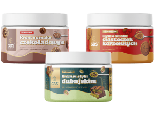 Twój zestaw 3 kremów, Crunchy / Smooth, 3 x 200/250 g, Mieszaj jak lubisz